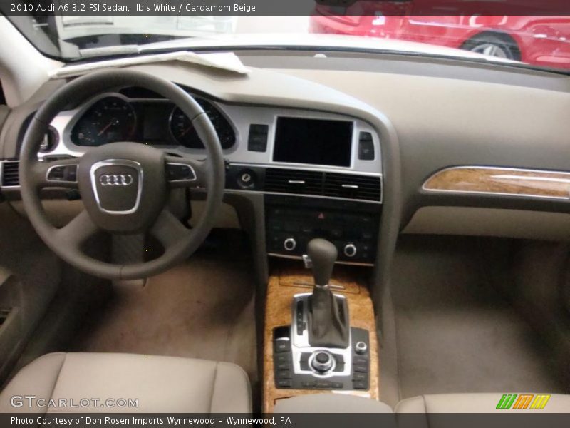 Ibis White / Cardamom Beige 2010 Audi A6 3.2 FSI Sedan