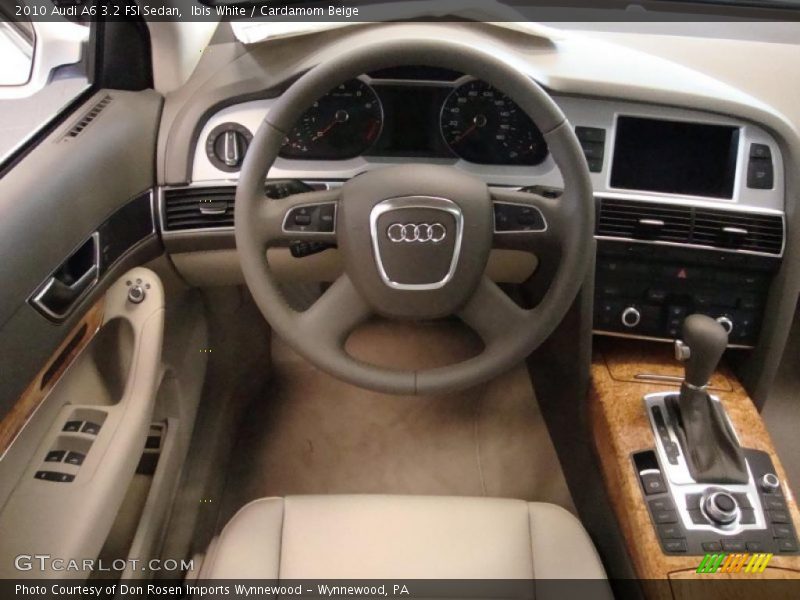 Ibis White / Cardamom Beige 2010 Audi A6 3.2 FSI Sedan
