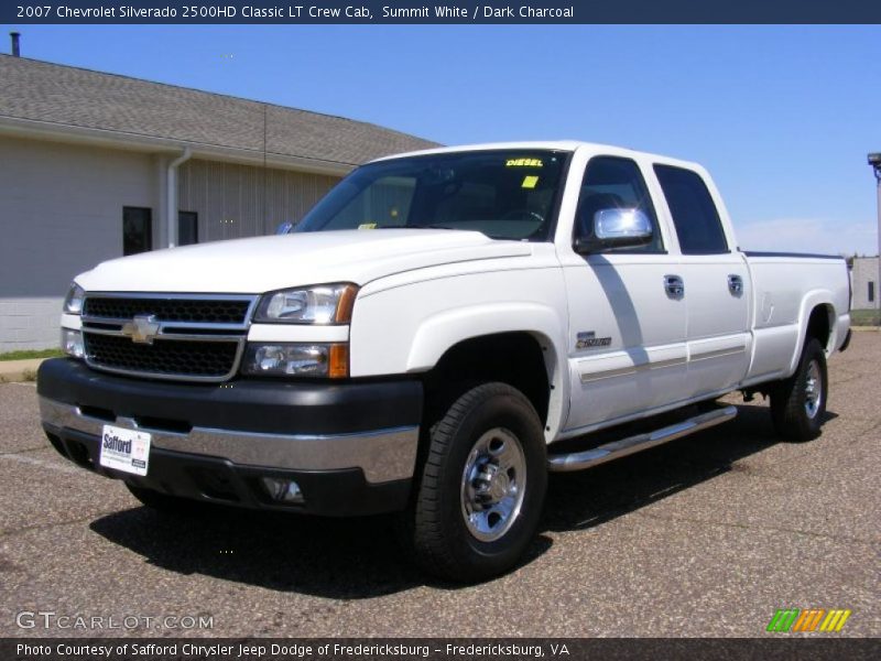Summit White / Dark Charcoal 2007 Chevrolet Silverado 2500HD Classic LT Crew Cab