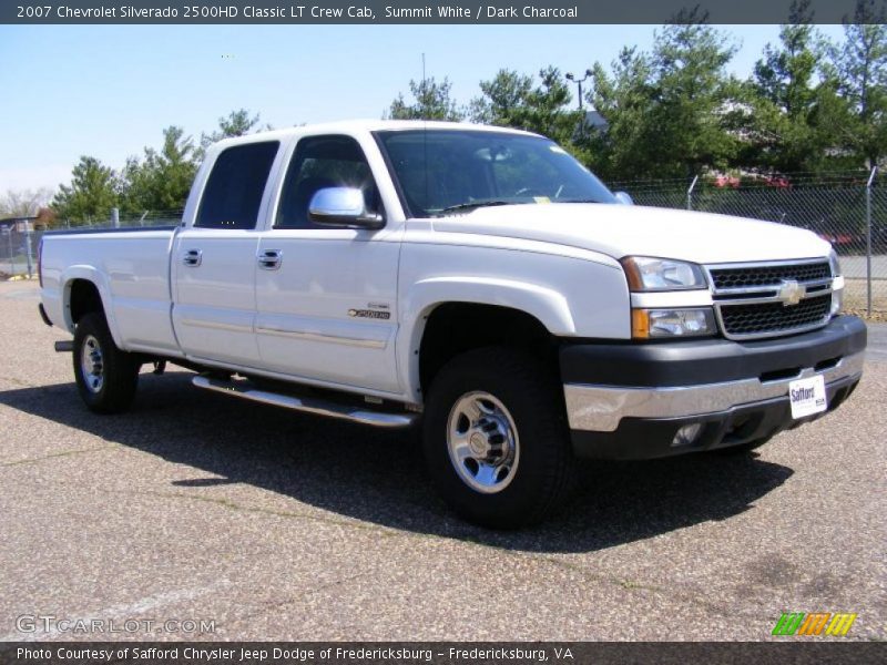 Summit White / Dark Charcoal 2007 Chevrolet Silverado 2500HD Classic LT Crew Cab