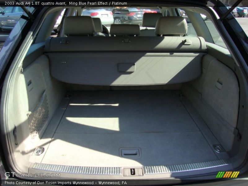 Ming Blue Pearl Effect / Platinum 2003 Audi A4 1.8T quattro Avant
