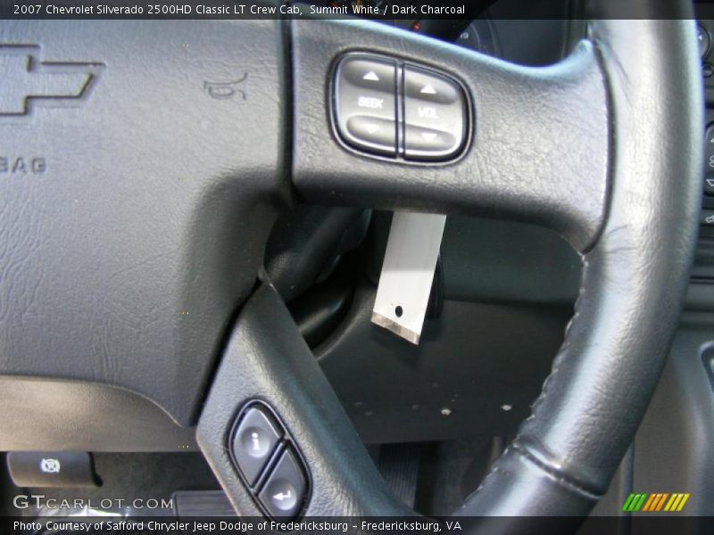 Summit White / Dark Charcoal 2007 Chevrolet Silverado 2500HD Classic LT Crew Cab