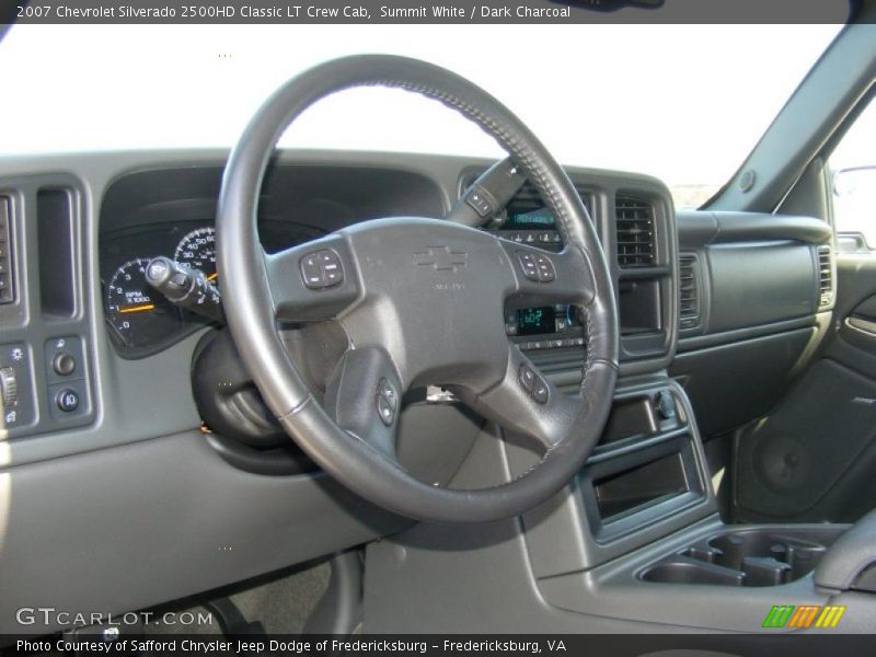 Summit White / Dark Charcoal 2007 Chevrolet Silverado 2500HD Classic LT Crew Cab