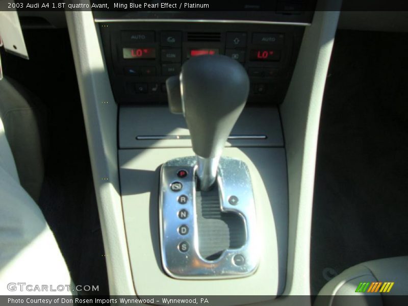 Ming Blue Pearl Effect / Platinum 2003 Audi A4 1.8T quattro Avant