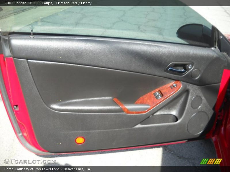 Crimson Red / Ebony 2007 Pontiac G6 GTP Coupe