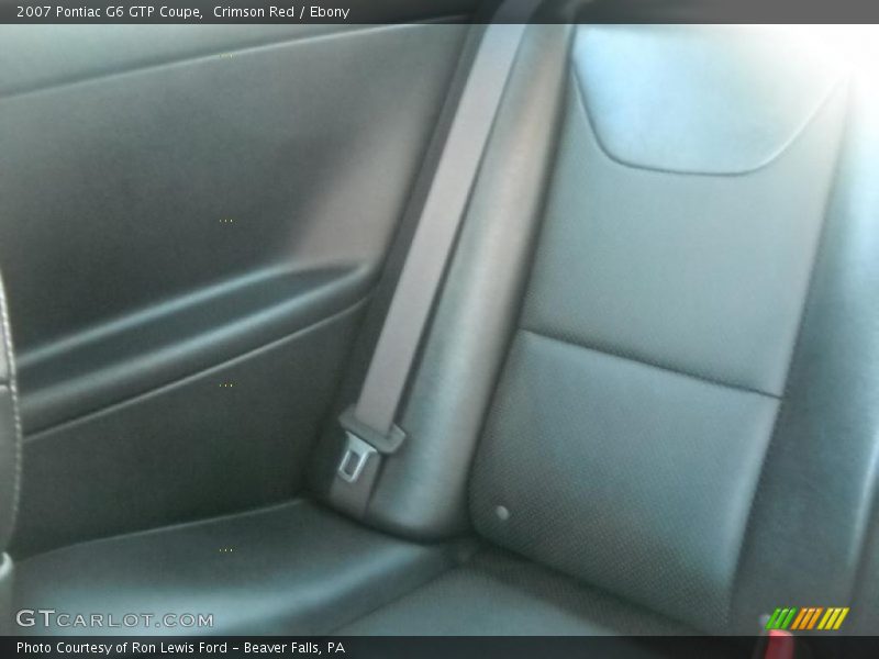 Crimson Red / Ebony 2007 Pontiac G6 GTP Coupe