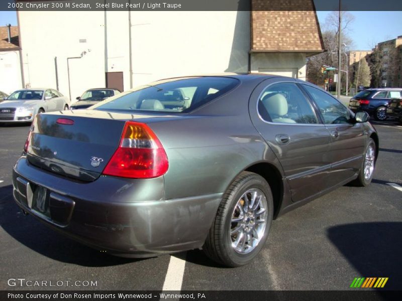 Steel Blue Pearl / Light Taupe 2002 Chrysler 300 M Sedan