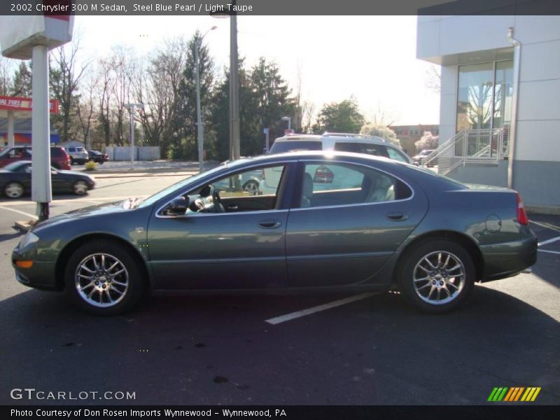 Steel Blue Pearl / Light Taupe 2002 Chrysler 300 M Sedan