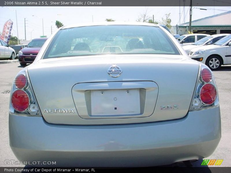 Sheer Silver Metallic / Charcoal 2006 Nissan Altima 2.5 S