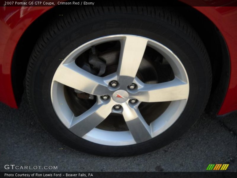 Crimson Red / Ebony 2007 Pontiac G6 GTP Coupe