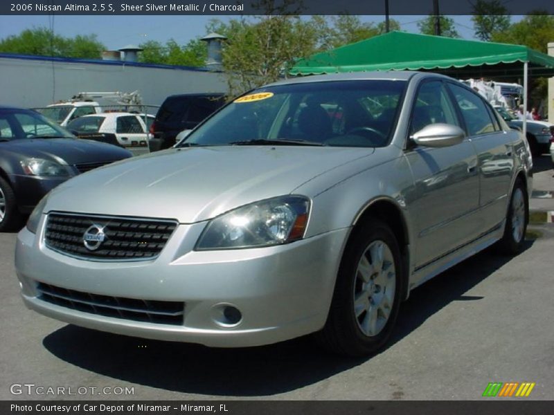 Sheer Silver Metallic / Charcoal 2006 Nissan Altima 2.5 S