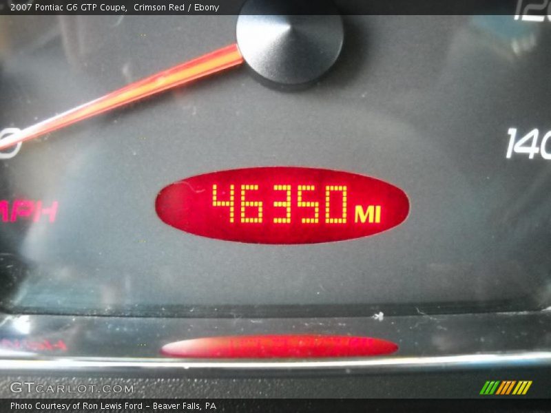 Crimson Red / Ebony 2007 Pontiac G6 GTP Coupe