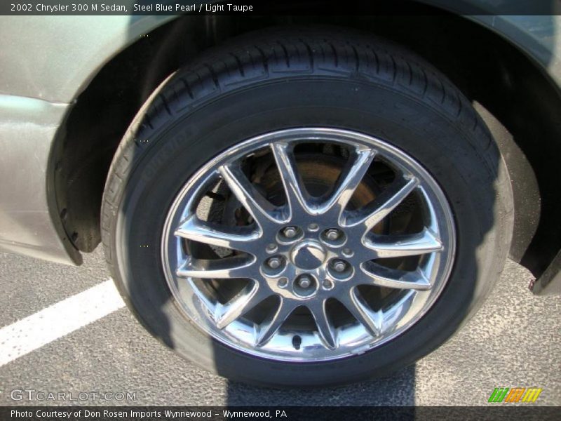 Steel Blue Pearl / Light Taupe 2002 Chrysler 300 M Sedan