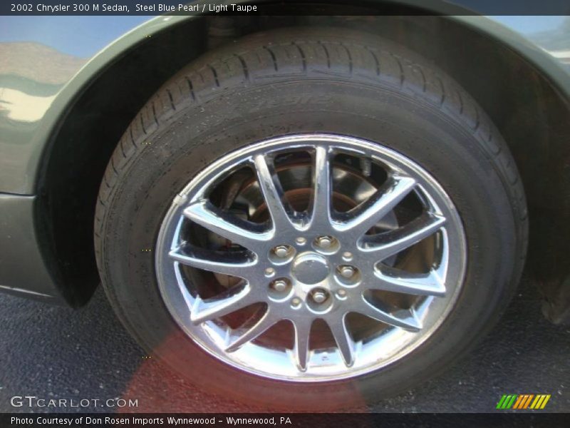 Steel Blue Pearl / Light Taupe 2002 Chrysler 300 M Sedan