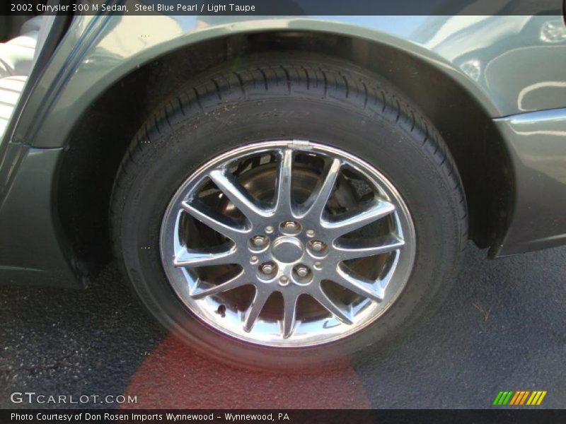 Steel Blue Pearl / Light Taupe 2002 Chrysler 300 M Sedan