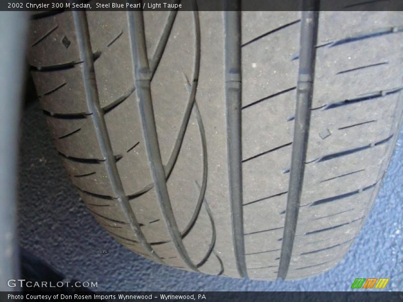 Steel Blue Pearl / Light Taupe 2002 Chrysler 300 M Sedan