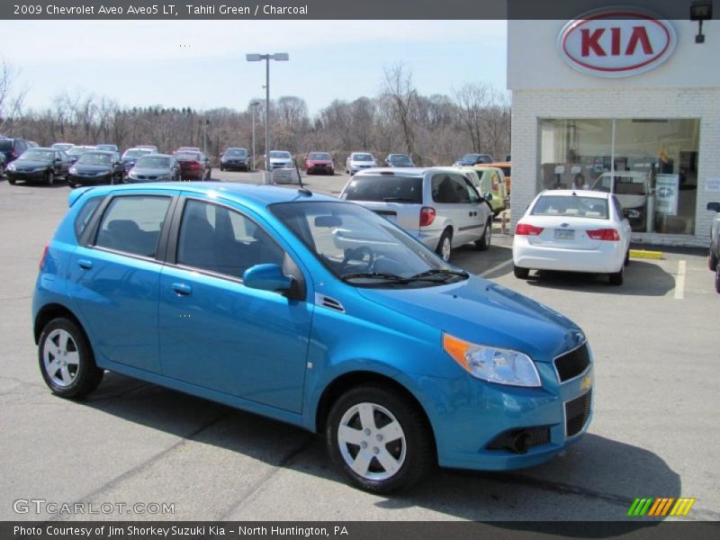 Tahiti Green / Charcoal 2009 Chevrolet Aveo Aveo5 LT