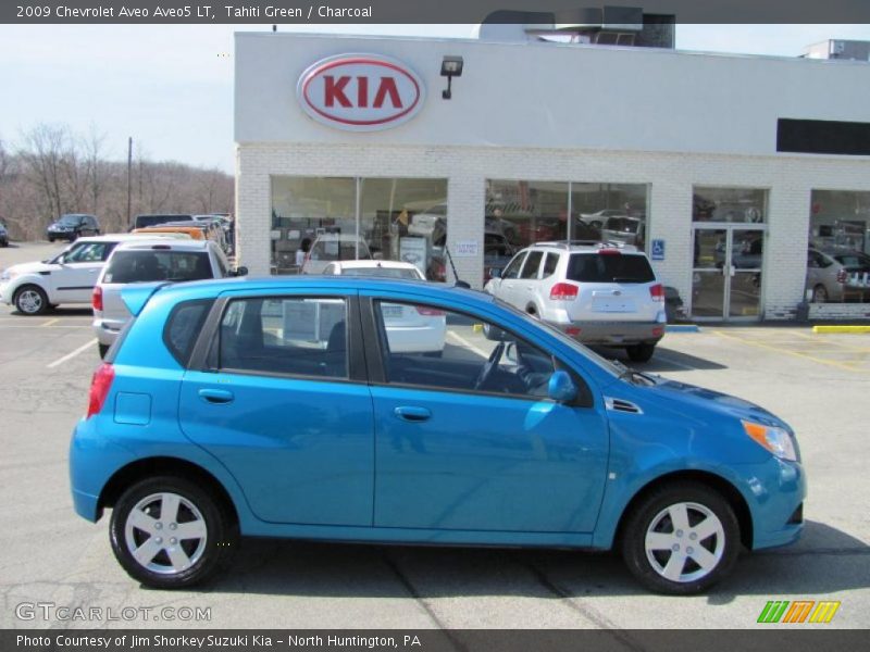 Tahiti Green / Charcoal 2009 Chevrolet Aveo Aveo5 LT
