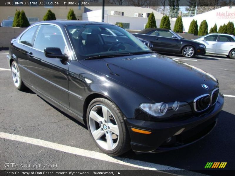 Jet Black / Black 2005 BMW 3 Series 325i Coupe