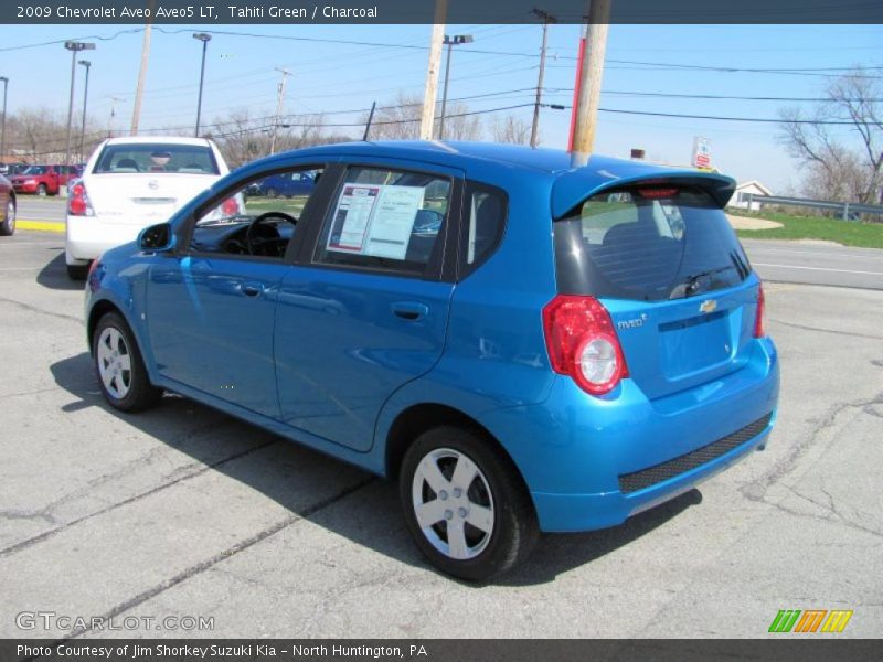 Tahiti Green / Charcoal 2009 Chevrolet Aveo Aveo5 LT