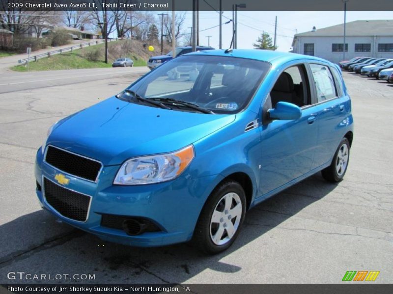Tahiti Green / Charcoal 2009 Chevrolet Aveo Aveo5 LT