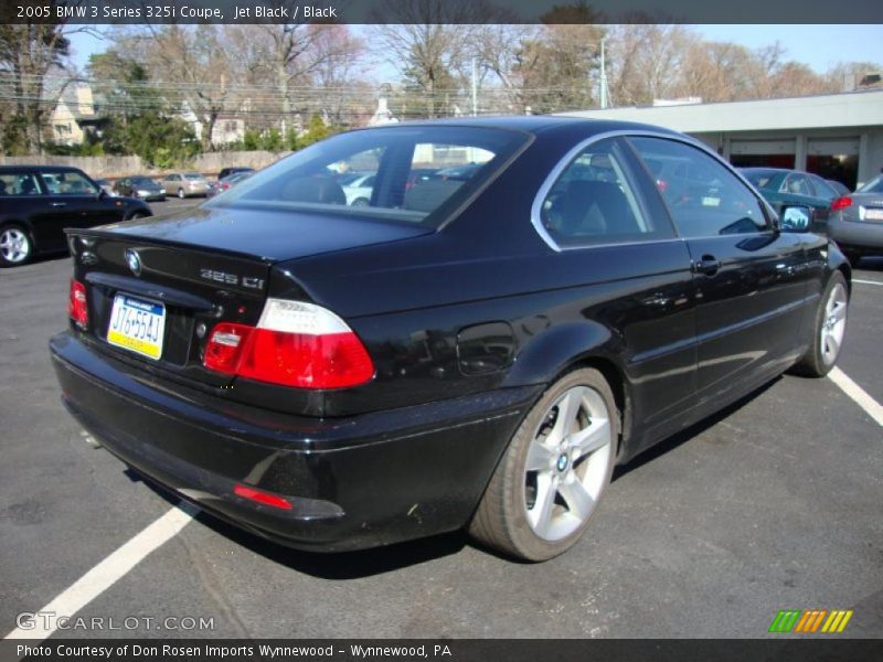 Jet Black / Black 2005 BMW 3 Series 325i Coupe
