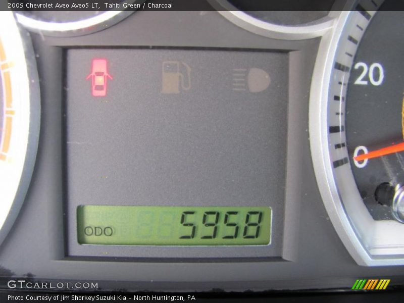 Tahiti Green / Charcoal 2009 Chevrolet Aveo Aveo5 LT