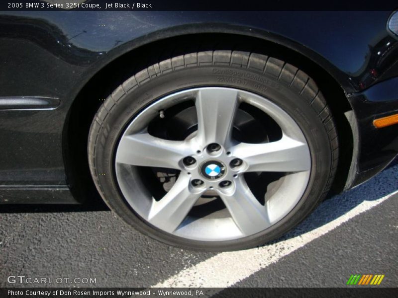 Jet Black / Black 2005 BMW 3 Series 325i Coupe