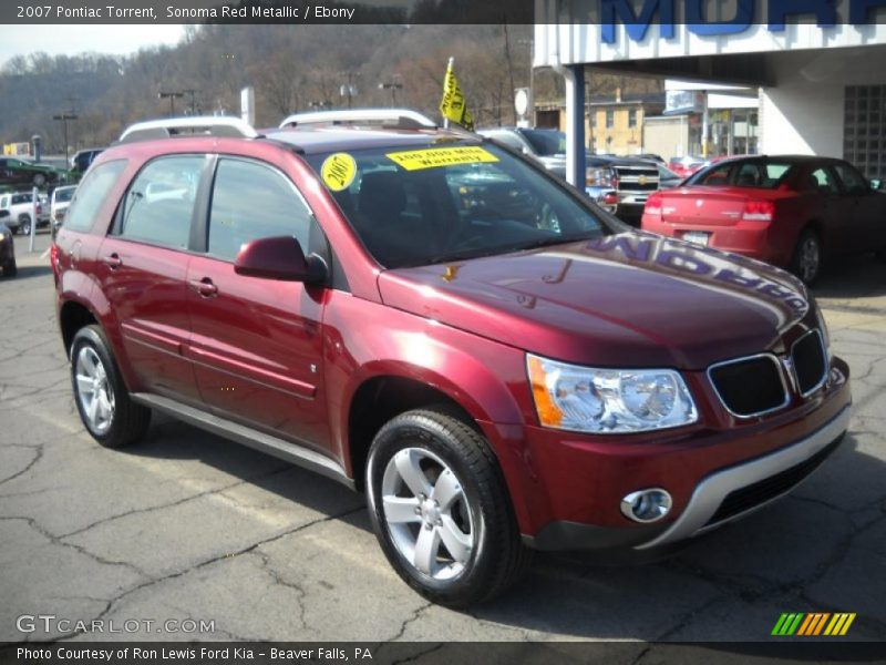 Sonoma Red Metallic / Ebony 2007 Pontiac Torrent