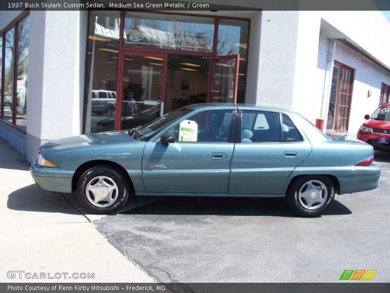 Medium Sea Green Metallic / Green 1997 Buick Skylark Custom Sedan