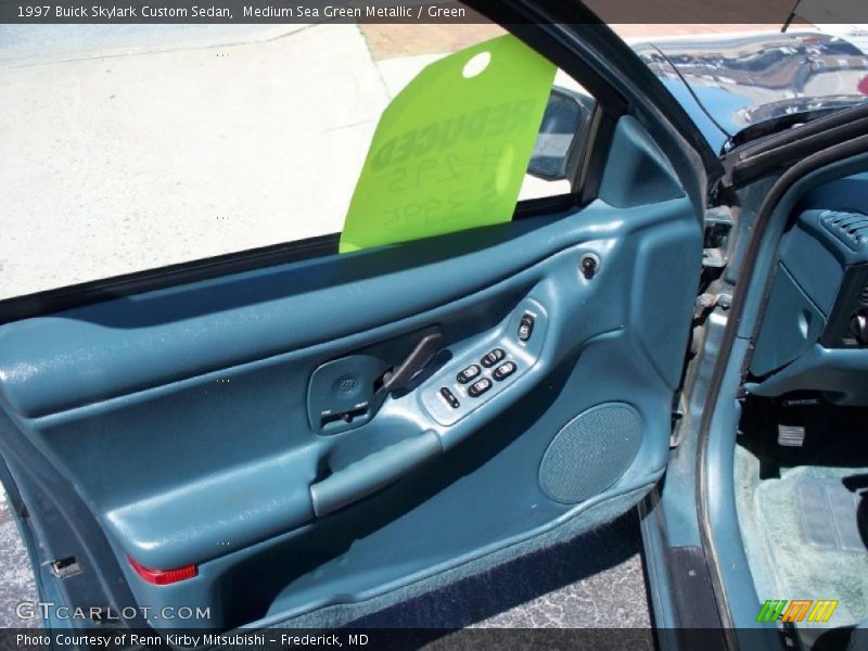Medium Sea Green Metallic / Green 1997 Buick Skylark Custom Sedan