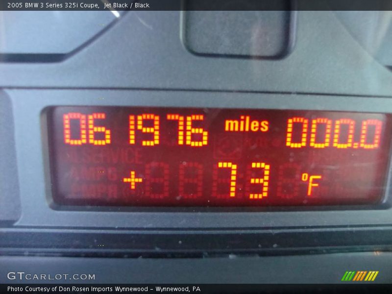 Jet Black / Black 2005 BMW 3 Series 325i Coupe
