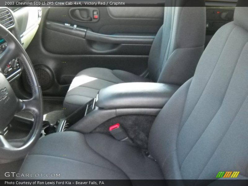 Victory Red / Graphite 2003 Chevrolet S10 LS ZR5 Crew Cab 4x4