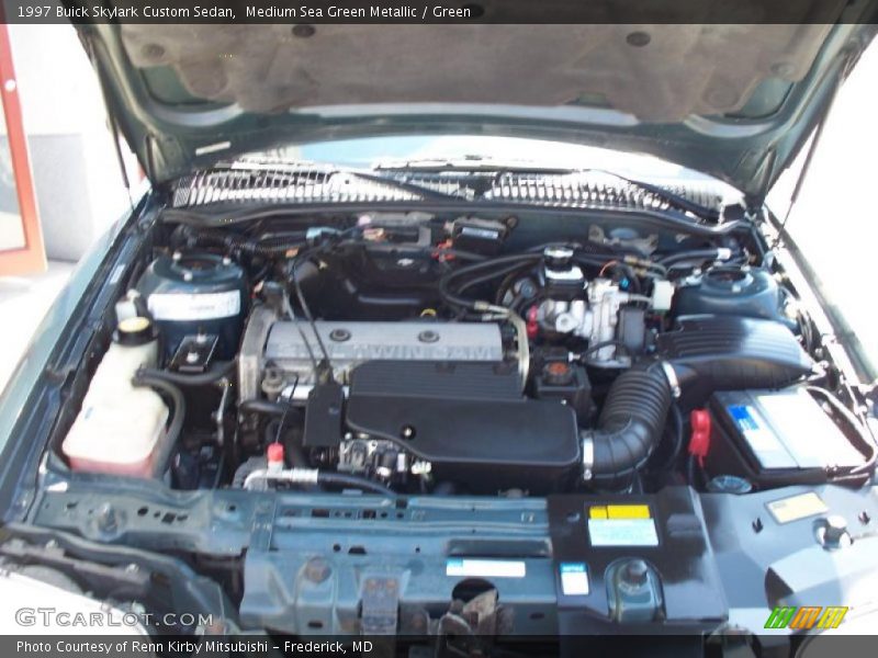 Medium Sea Green Metallic / Green 1997 Buick Skylark Custom Sedan