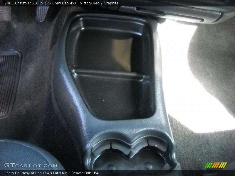 Victory Red / Graphite 2003 Chevrolet S10 LS ZR5 Crew Cab 4x4