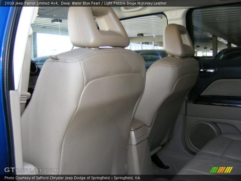Deep Water Blue Pearl / Light Pebble Beige McKinley Leather 2009 Jeep Patriot Limited 4x4