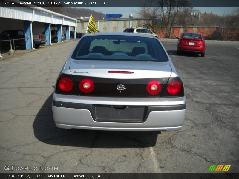 Galaxy Silver Metallic / Regal Blue 2004 Chevrolet Impala