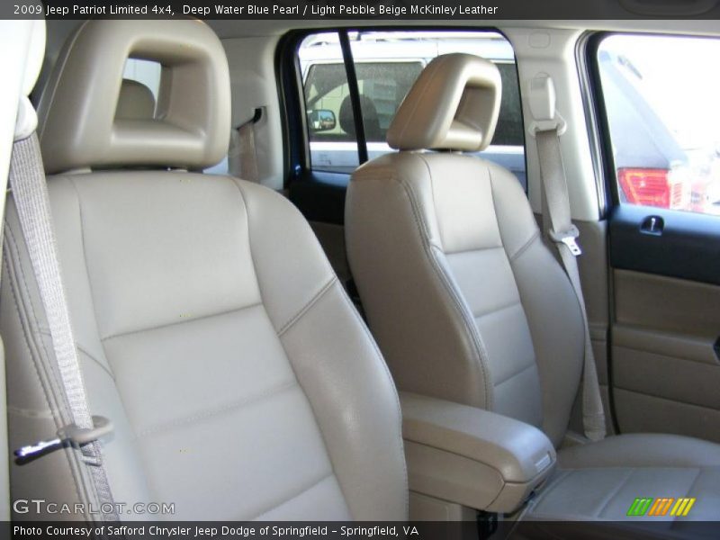 Deep Water Blue Pearl / Light Pebble Beige McKinley Leather 2009 Jeep Patriot Limited 4x4