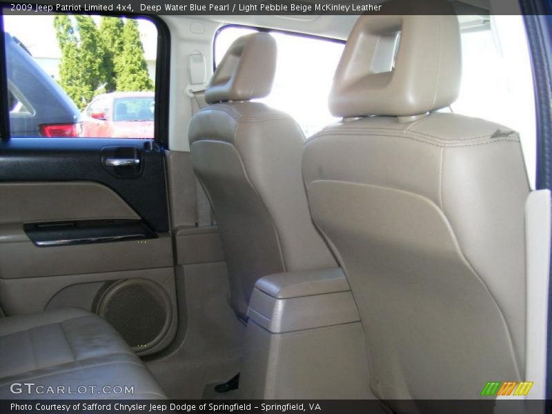 Deep Water Blue Pearl / Light Pebble Beige McKinley Leather 2009 Jeep Patriot Limited 4x4