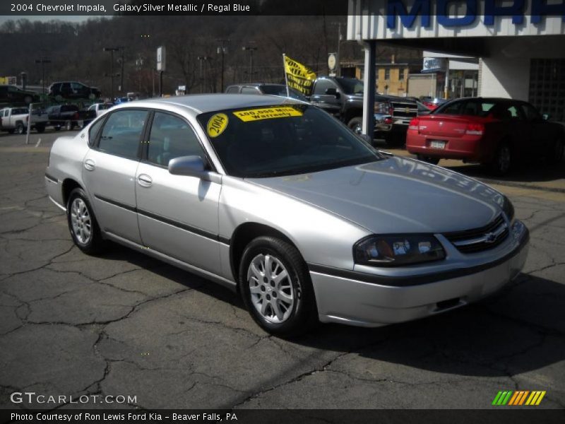 Galaxy Silver Metallic / Regal Blue 2004 Chevrolet Impala