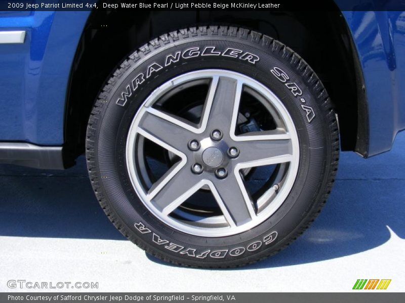 Deep Water Blue Pearl / Light Pebble Beige McKinley Leather 2009 Jeep Patriot Limited 4x4