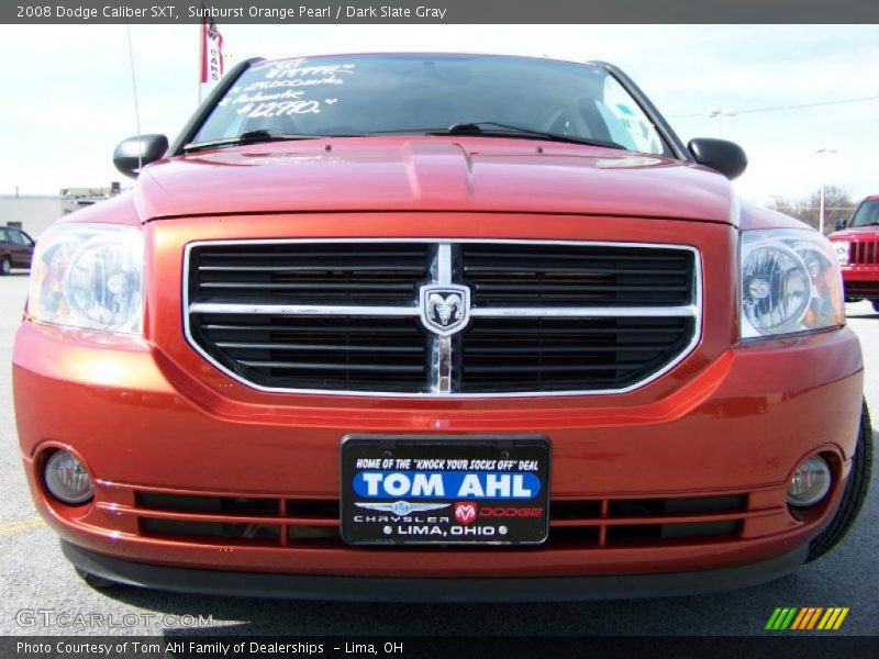 Sunburst Orange Pearl / Dark Slate Gray 2008 Dodge Caliber SXT