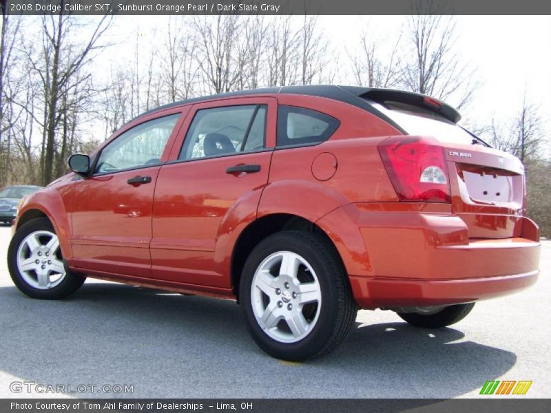 Sunburst Orange Pearl / Dark Slate Gray 2008 Dodge Caliber SXT