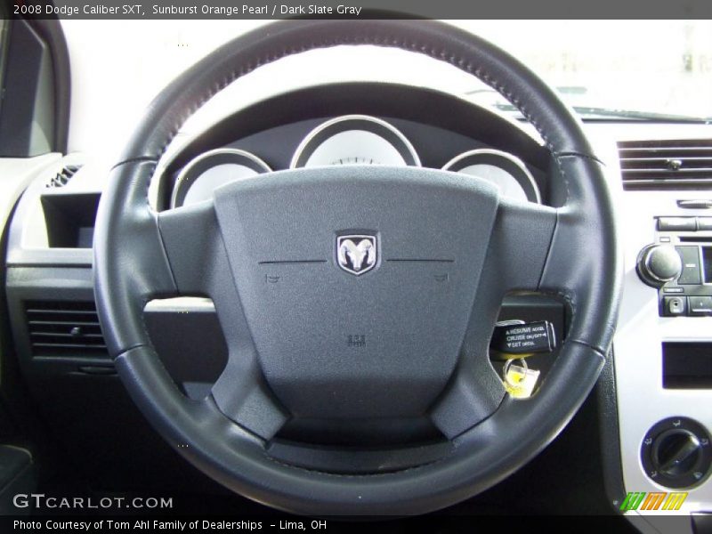 Sunburst Orange Pearl / Dark Slate Gray 2008 Dodge Caliber SXT