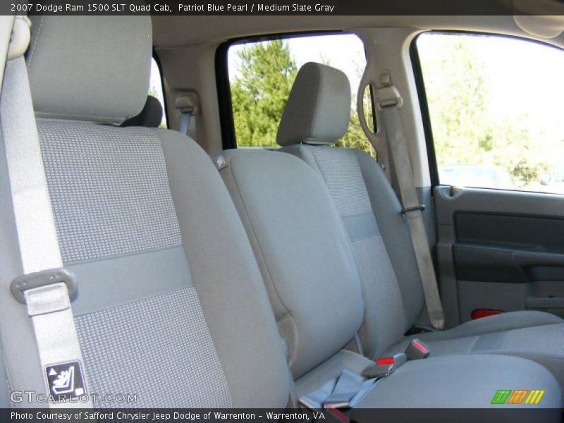 Patriot Blue Pearl / Medium Slate Gray 2007 Dodge Ram 1500 SLT Quad Cab