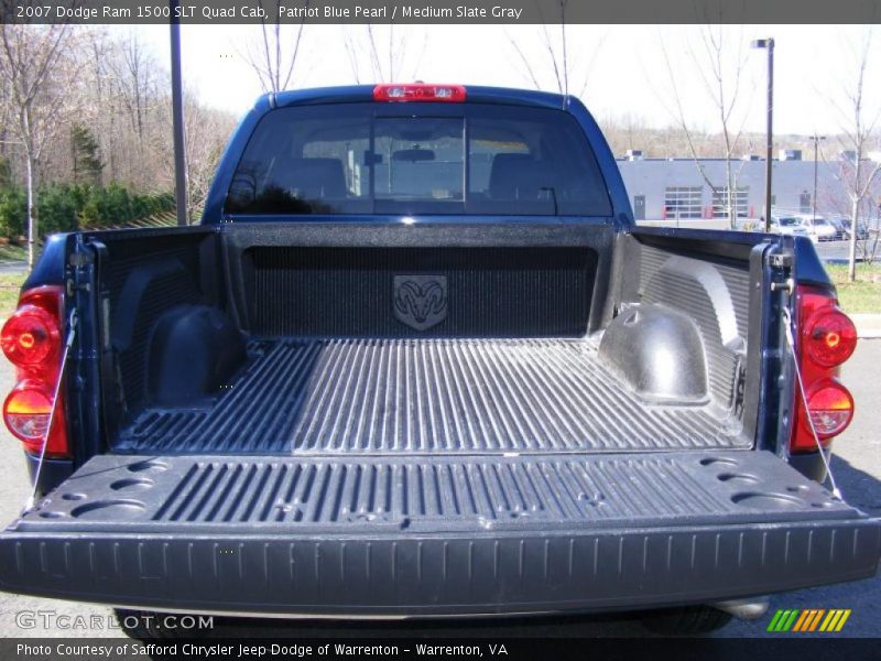 Patriot Blue Pearl / Medium Slate Gray 2007 Dodge Ram 1500 SLT Quad Cab