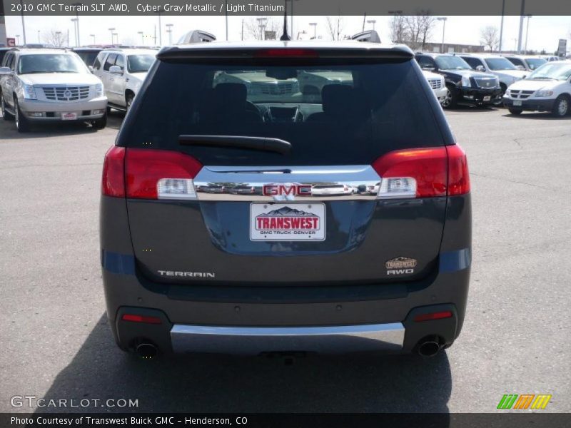 Cyber Gray Metallic / Light Titanium 2010 GMC Terrain SLT AWD