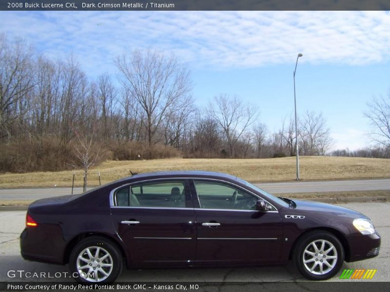 Dark Crimson Metallic / Titanium 2008 Buick Lucerne CXL