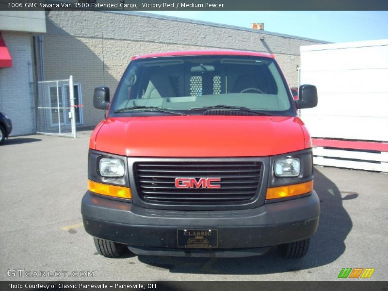 Victory Red / Medium Pewter 2006 GMC Savana Van 3500 Extended Cargo