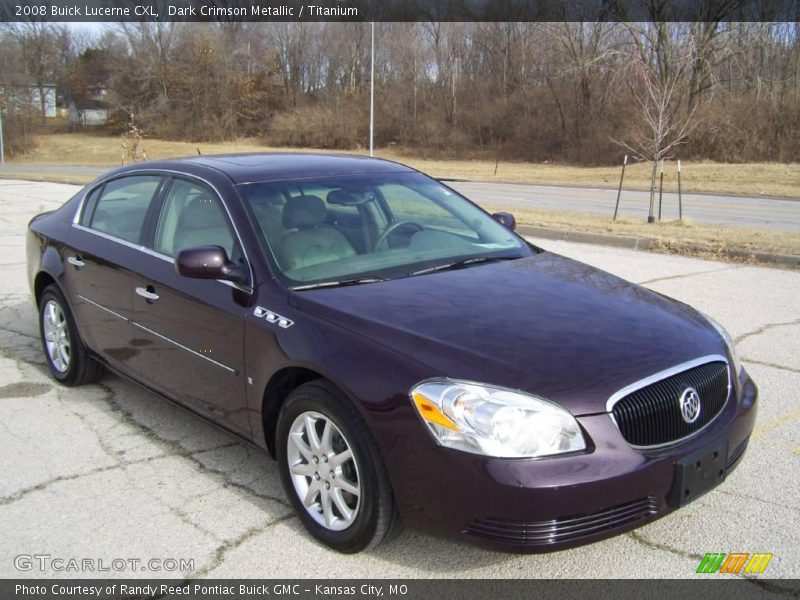 Dark Crimson Metallic / Titanium 2008 Buick Lucerne CXL